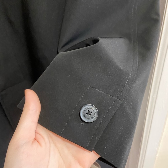 Calvin Klein Men’s Park Trench/Raincoat-42XL in Black- BRAND NEW, NEVER WORN - Picture 9 of 10